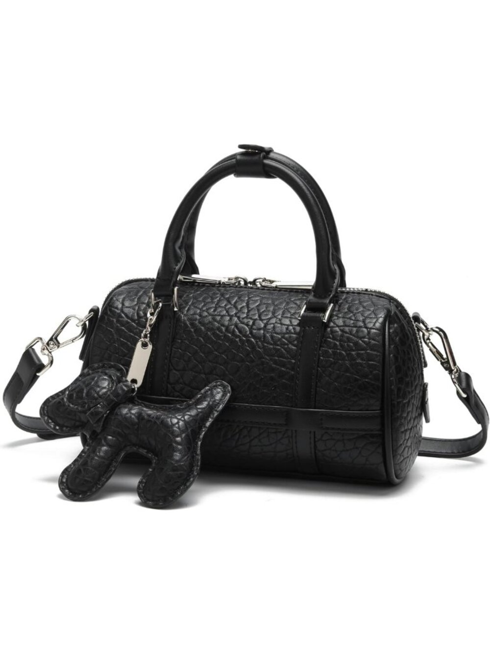 Crocodile Embossed Mini Satchel Bag, Small PU Leather Handbag with Crossbody